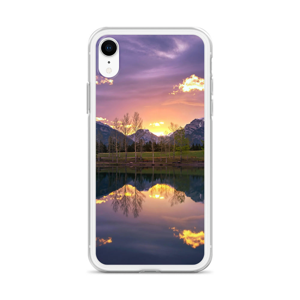 The Invigorating Purple Mountain Sunrise Clear Case for iPhone®