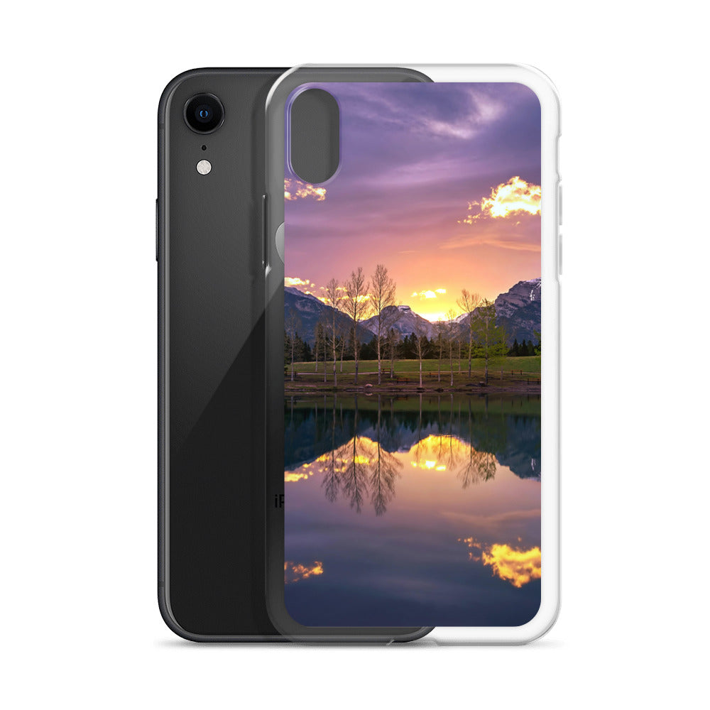 The Invigorating Purple Mountain Sunrise Clear Case for iPhone®