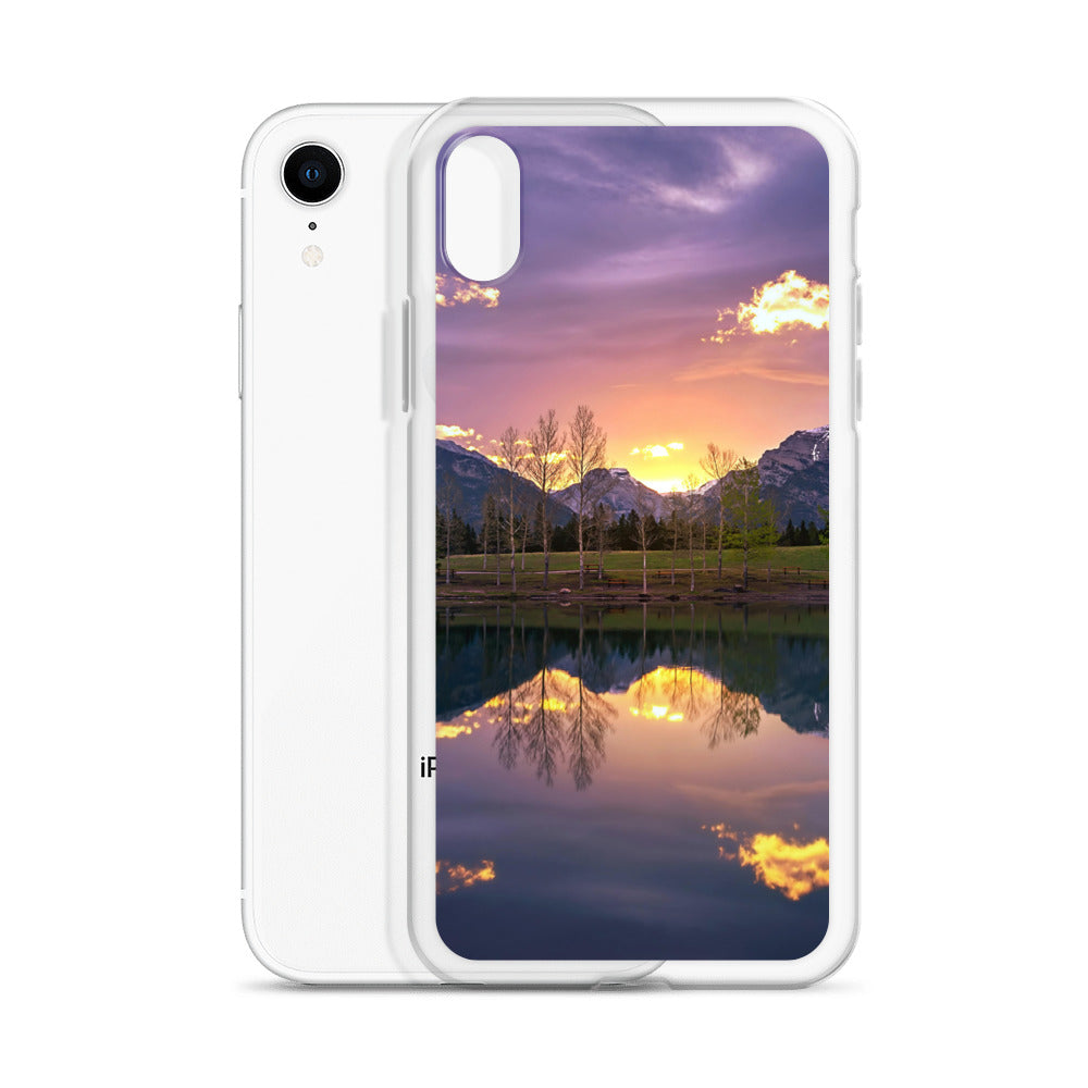 The Invigorating Purple Mountain Sunrise Clear Case for iPhone®