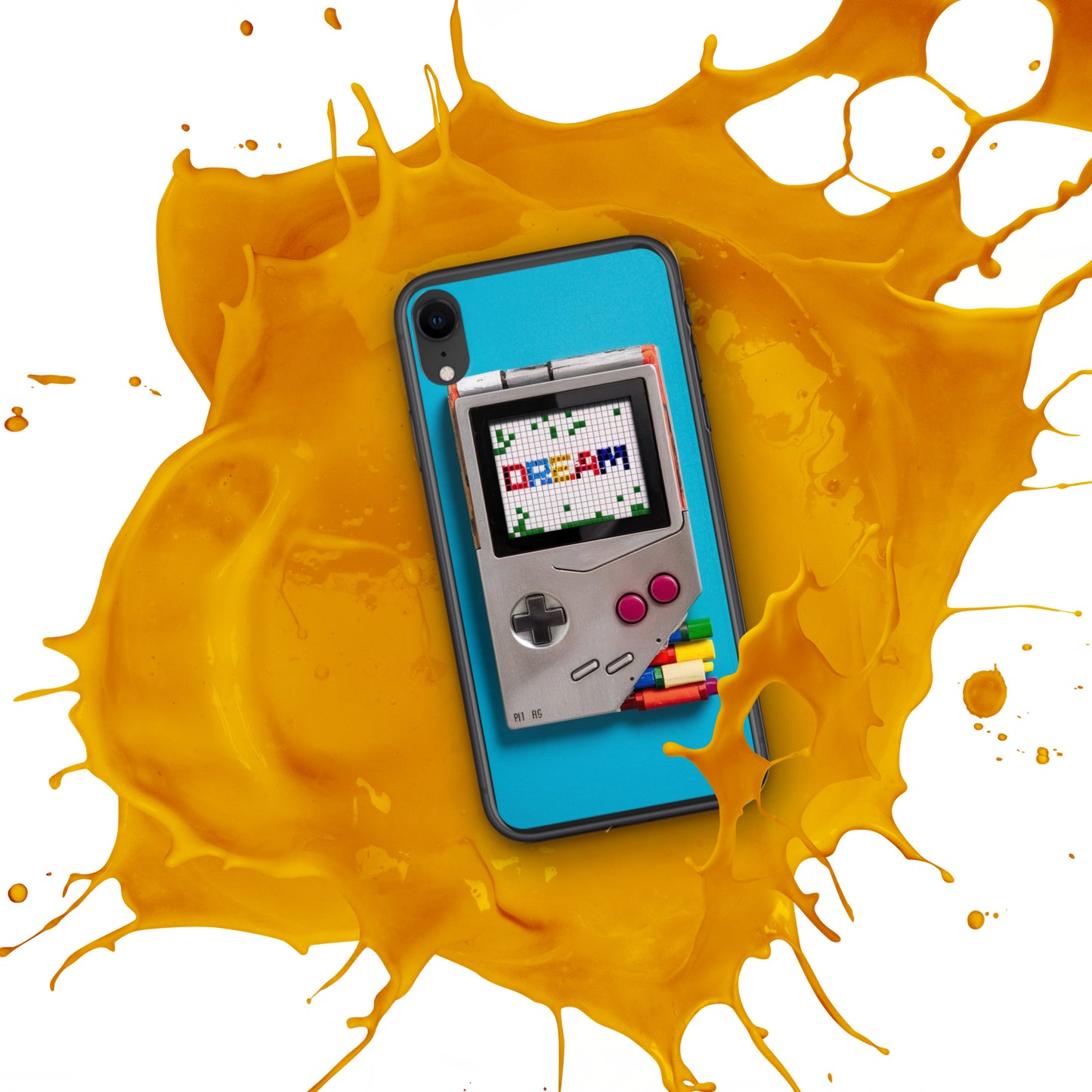 The Electrifying Crayon Video Game Case for iPhone®