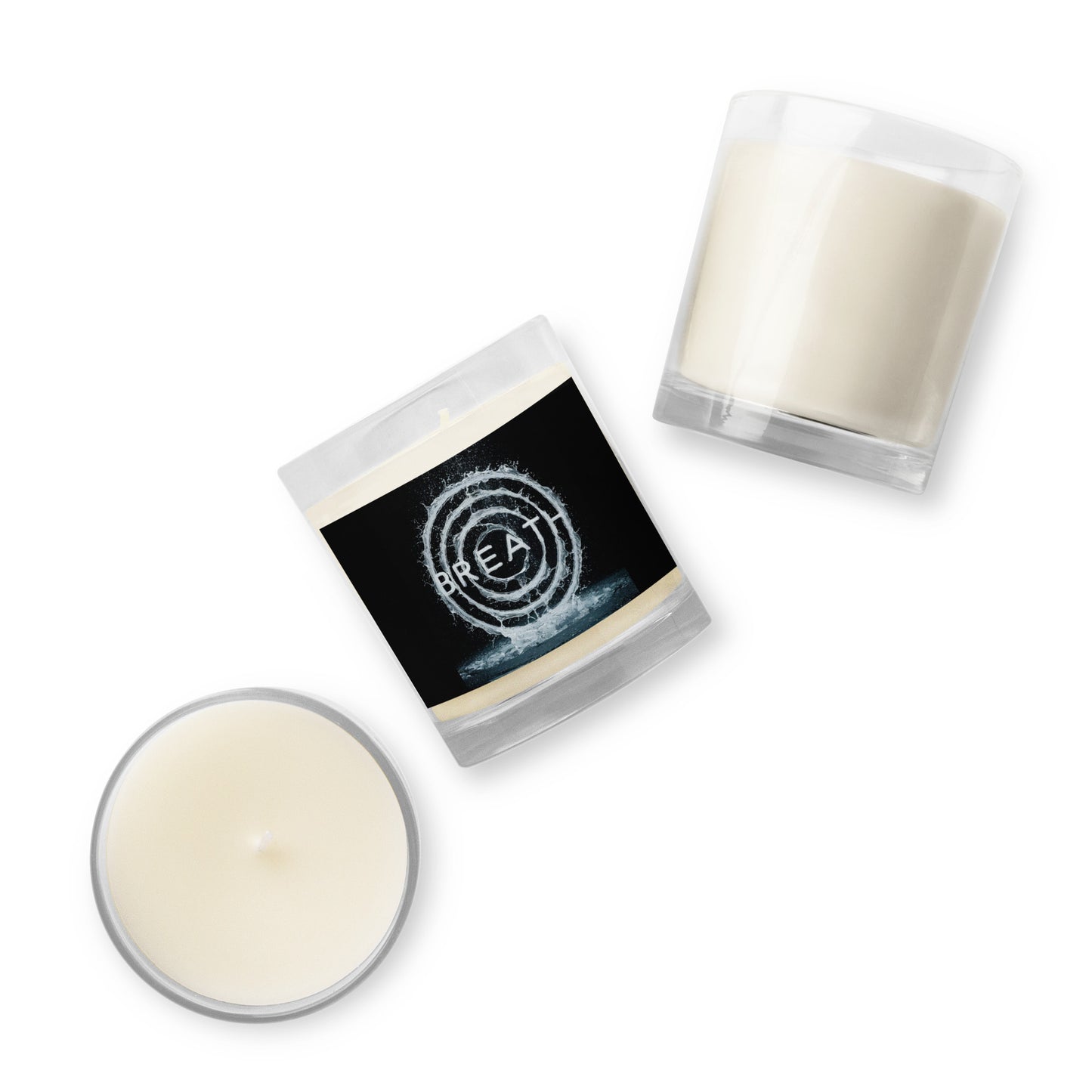 The 50-Hour Comforting Stress-Busting Breath-Focusing Unscented Soy Wax Candle With Cotton Wick