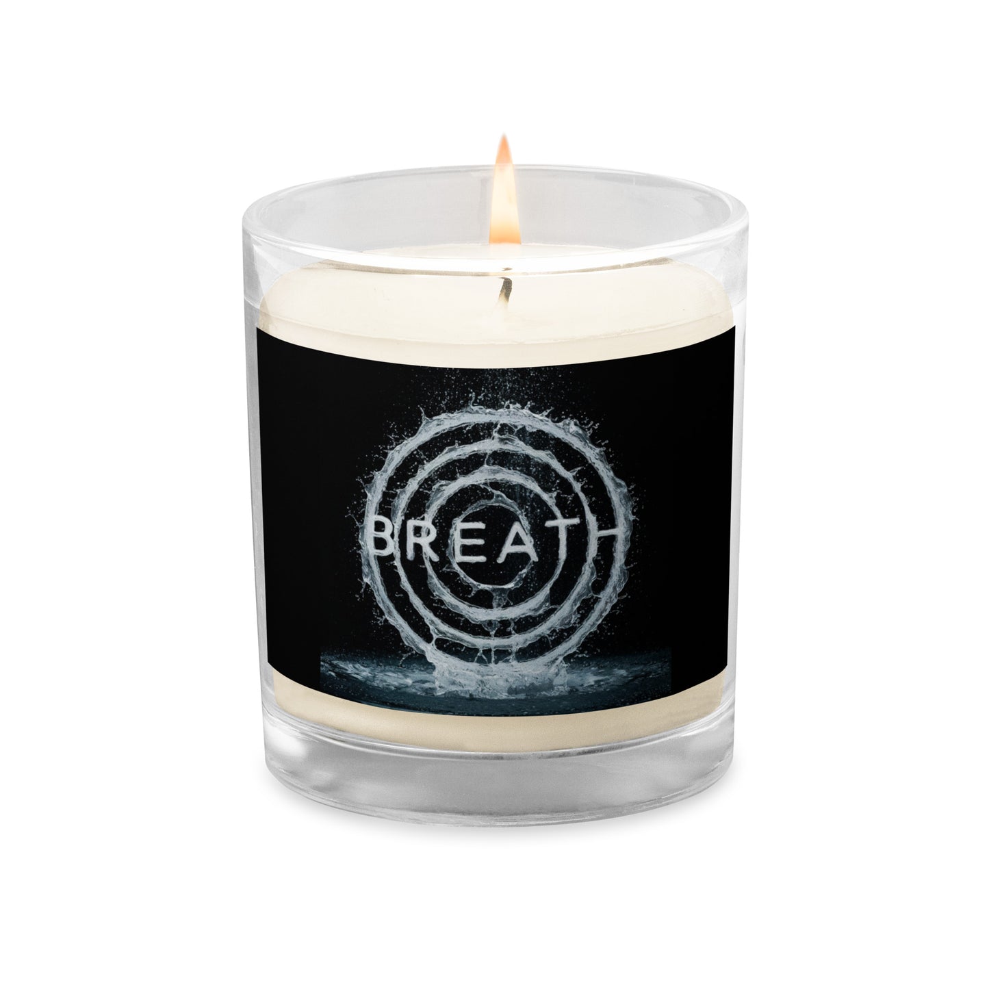 The 50-Hour Comforting Stress-Busting Breath-Focusing Unscented Soy Wax Candle With Cotton Wick