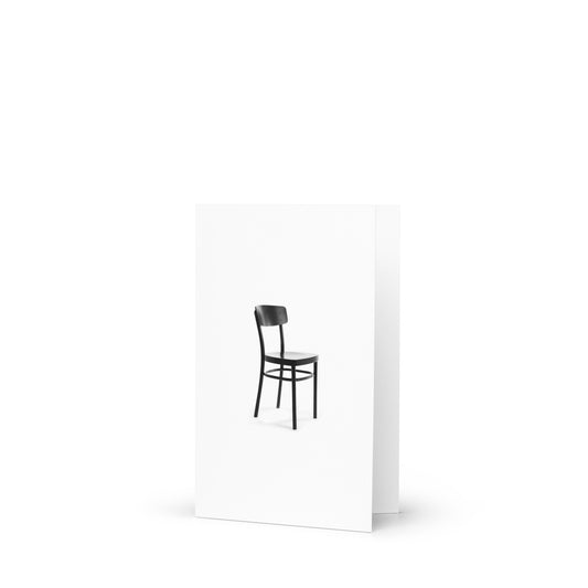 The Durable, Pondering, Take-A-Rest Stool Greeting Card