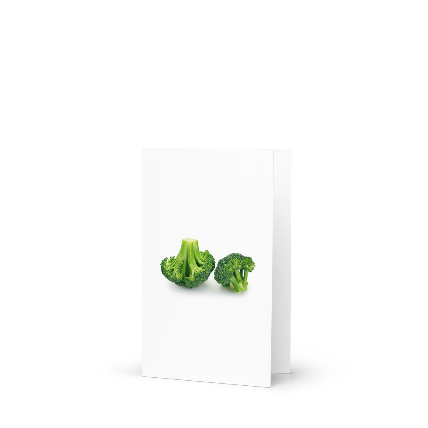 The Durable, Cheerful, Health-Reminding Broccoli Greeting Card