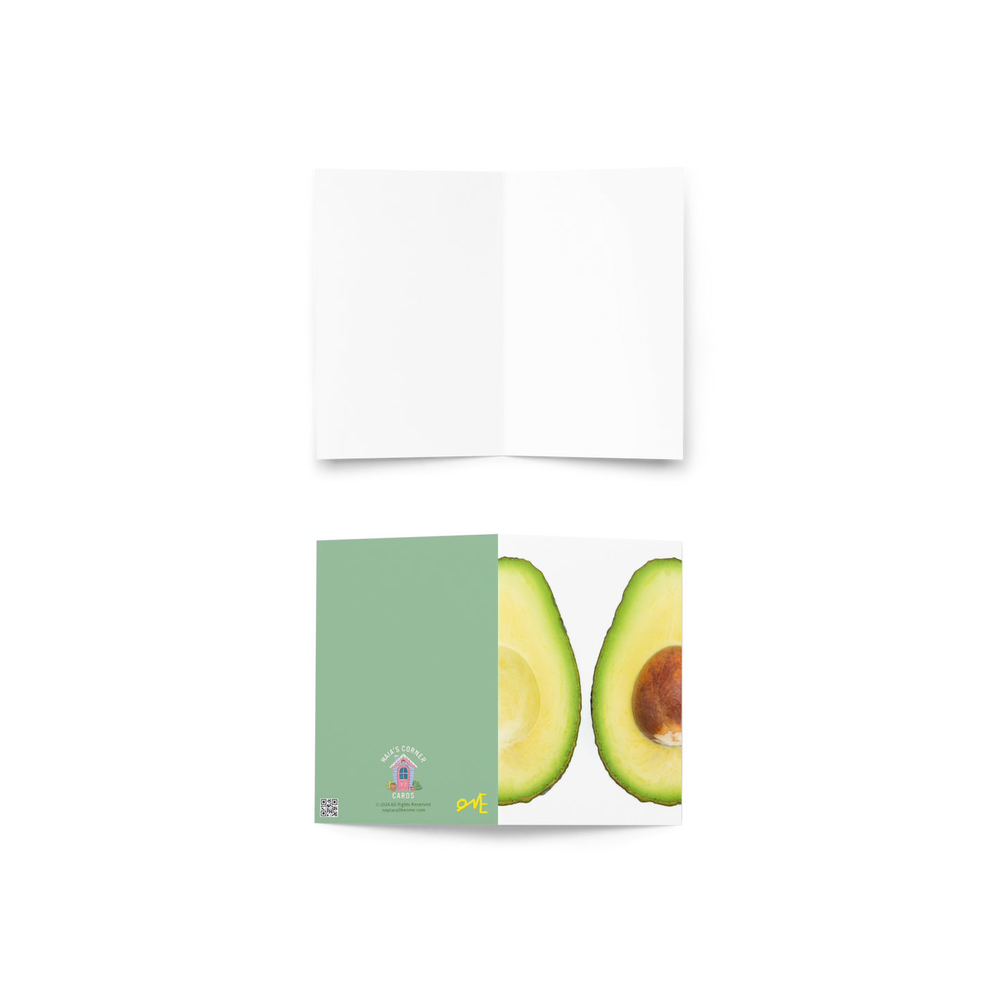 Avocado Greeting Card