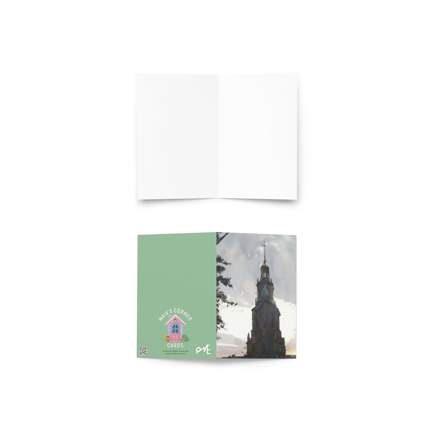 The Durable Calming Sacred Haven Greeting Card