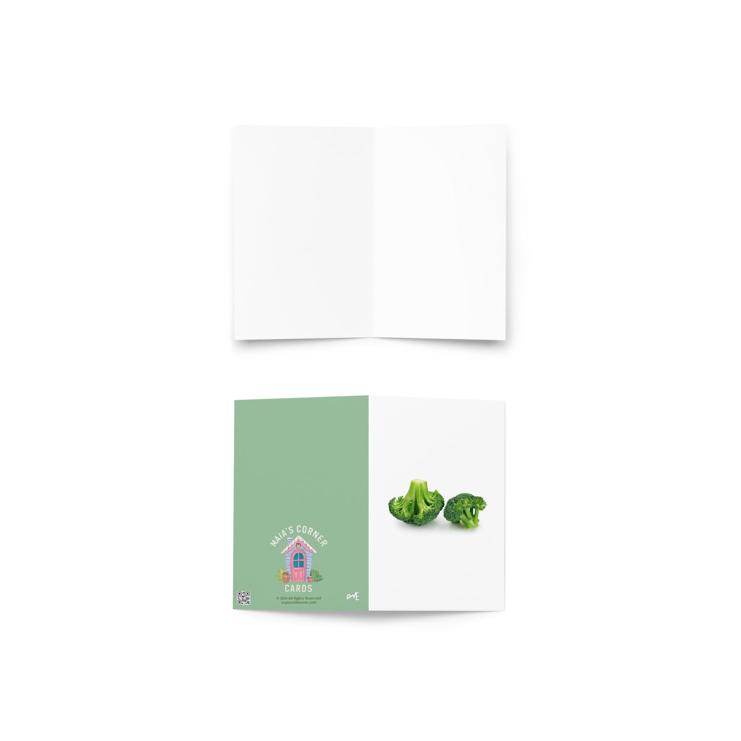 The Durable, Cheerful, Health-Reminding Broccoli Greeting Card