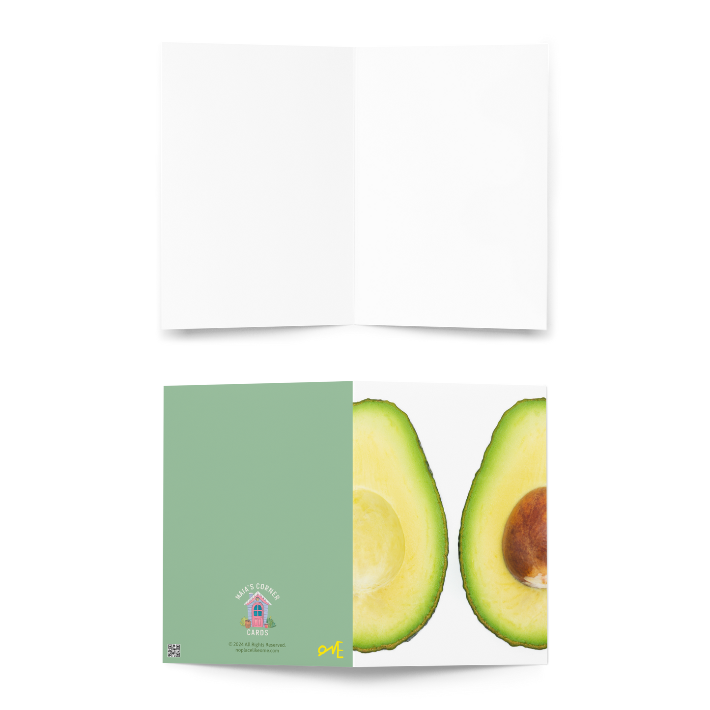 Avocado Greeting Card