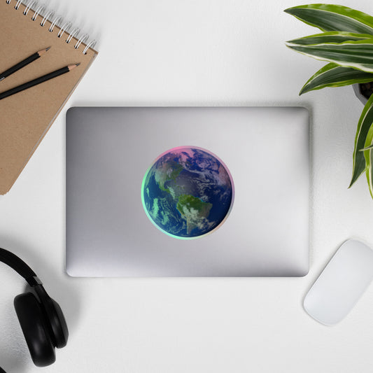 The Planet Earth Holographic Sticker