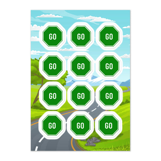 The 2 Year Durability Encouraging Green Stop Sign Stickers