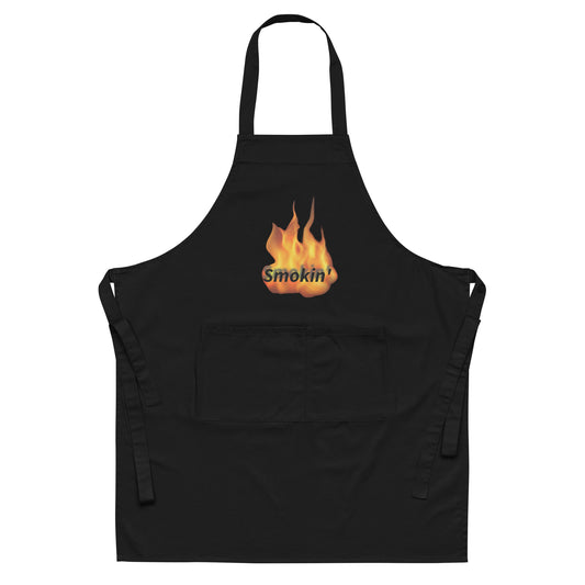 100% Organic Cotton Smokin' Hot Grill Eco Apron