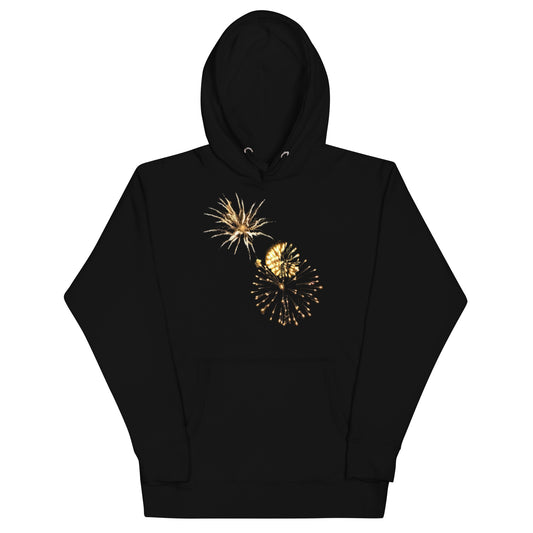 The 100% Cotton Face Enchanting Night Sky Fireworks Hoodie – Original Photography Edition